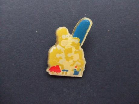 The Simpsons Bart op schoot
